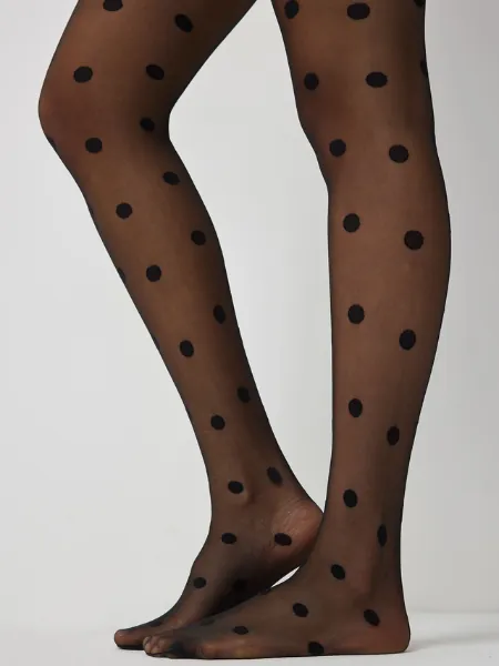 Ardene Polka Dot Tights